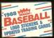 1988 Fleer UPDATE - SEALED FACTORY SET (132 cards)