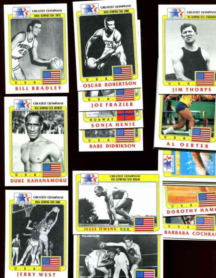 1983 Topps Greatest Olympians #86 Lance Larson