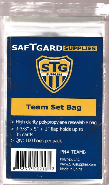 Ultra Pro Card Sleeve Series 100 Resealable Team Bags Pack